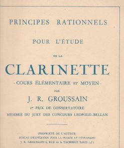 Principes Rationnels pour l&rsquo;Etude de la Clarinette Volume 2