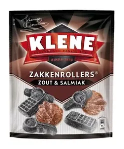 Klene zakkenrollers zout & salmiak 250 gr