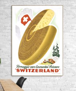 Affiche Suisse Fromage Emmental