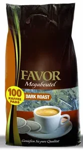 Favor Dark Roast Megabeutel (8x 100 pads)