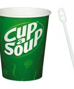 Kartonnen Bekers + Roerstaafjes (2500x140ml)