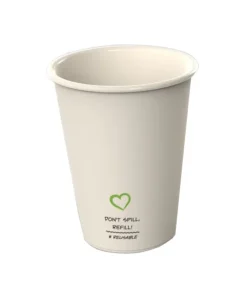 Reusable Plastic Koffiebeker Blanco Beige (400x180cc)