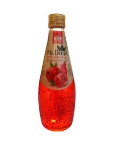 Boisson aux Graines de Basilic & Grenade Mr. Basil 290 ml