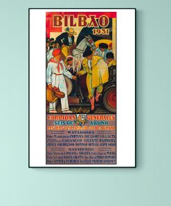 Affiche Corridas Générales – Bilbao 1931
