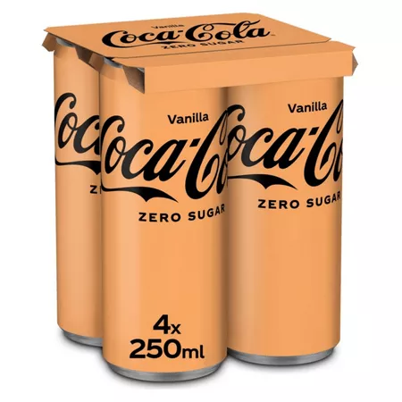 Coca-Cola Zero Vanilla Blik (24x 25cl) – Image 3