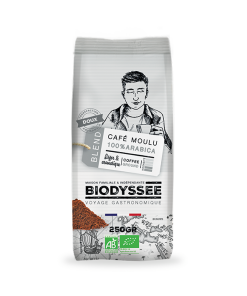 Biodyssée 100% Arabica Moulu – Doux 250G