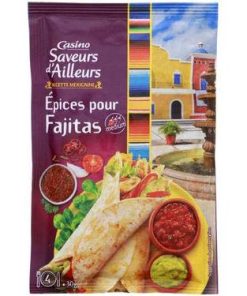 Épices pour Fajitas Casino Saveurs d&rsquo;Ailleurs 30 g