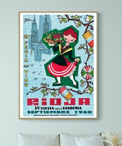 Affiche Rioja 1960, Fiesta de la Vendimia