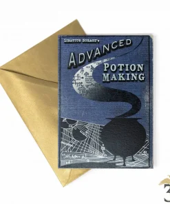 Carte de voeux livre de potion minalima