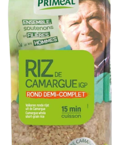 Primeal Riz de Camargue Rond Demi-complet 500G