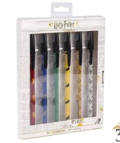 Lot de 6 stylos les 4 maisons