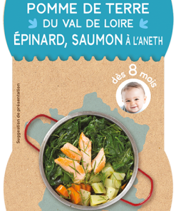 Babybio Pomme de Terre du Val de Loire Épinard Saumon à l’Aneth 2X220G