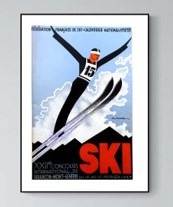 Affiche Alpes Ski Briancon