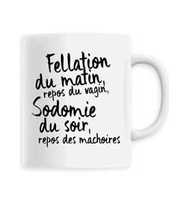 Mug « fellation du matin »