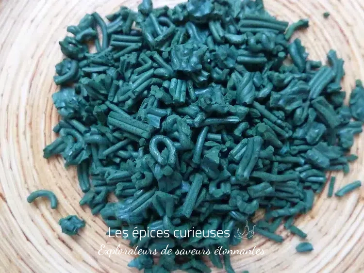 Paillettes de spiruline crue déshydratée 100g