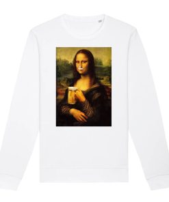 Sweat « Mona Lisa bière » – Unisexe