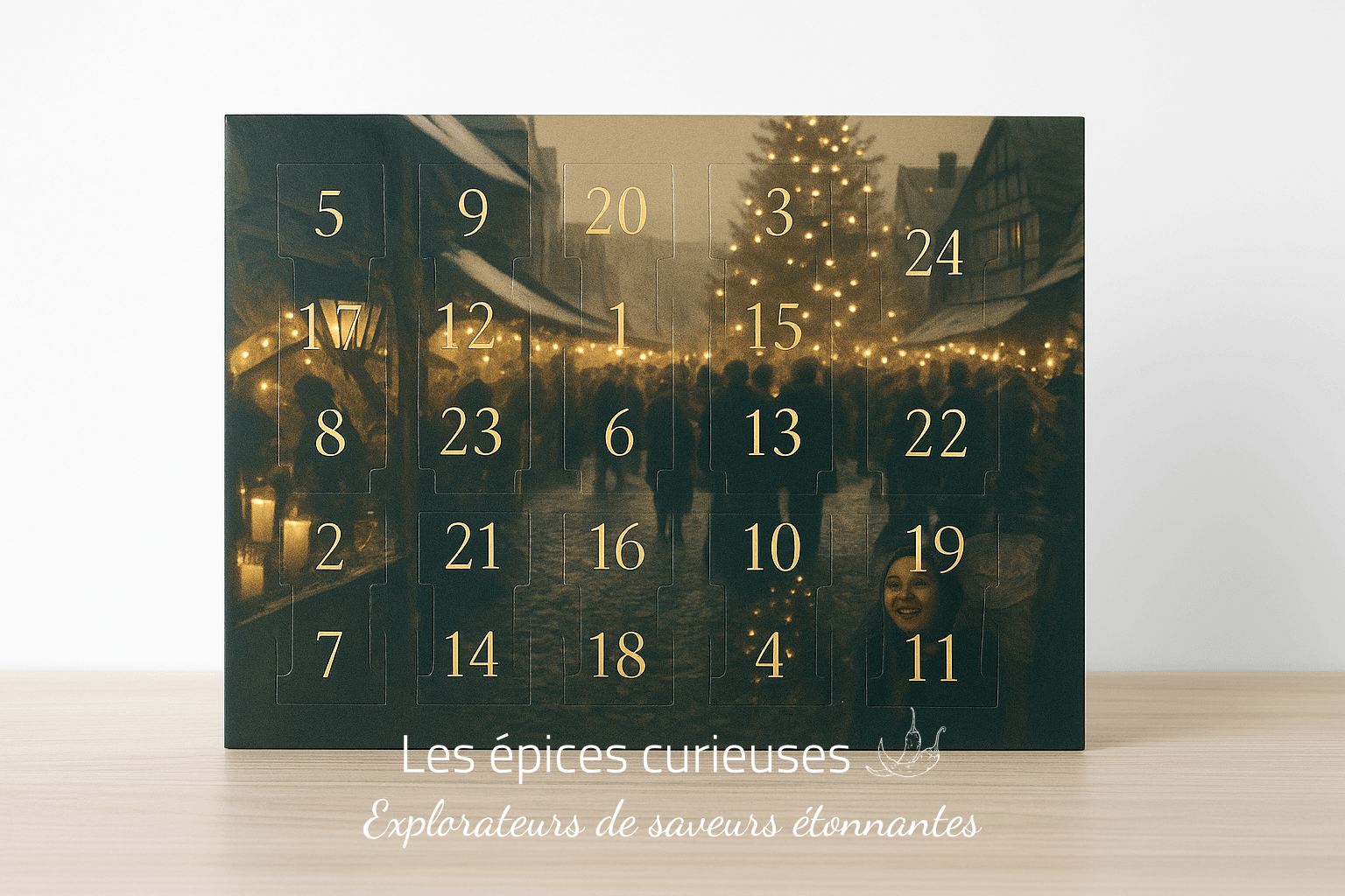 Calendrier de l’Avent 2025 – Le Chalet des Épices Curieuses