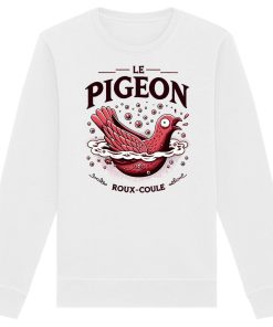 Sweat « Le pigeon roux-coule » – Unisexe